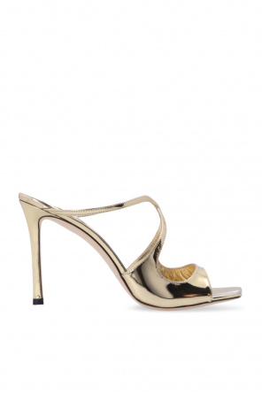Złoty Sandały na obcasie 'Alva' Jimmy Choo - Vitkac Polska